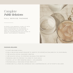 Pakiet kompleksowych usług PR: Public Relations, Informacja prasowa, Zestaw medialny, Zestaw prasowy dla mediów, Zasięg medialny, Zestaw medialny dla osób wpływających na opinię publiczną