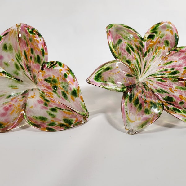 Murano Glass Flowers Etsy