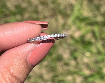 Lily Ring: Dainty Sterling Silver Stacking Ring