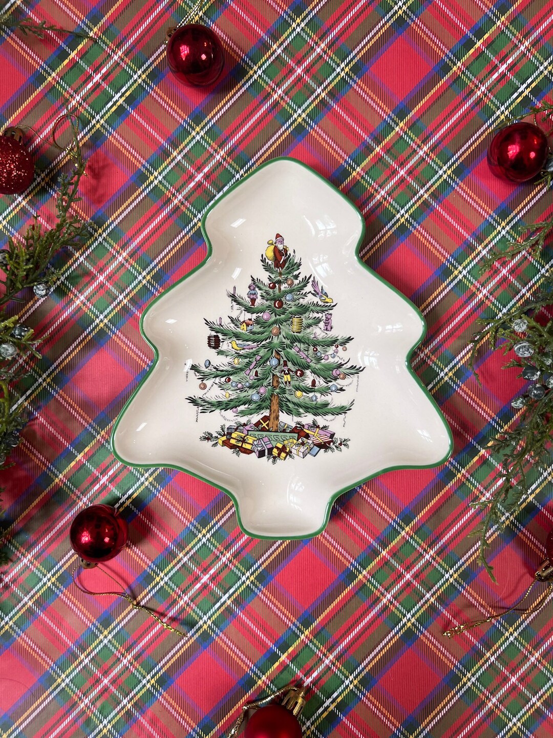 Spode Christmas Tree Serveware 3 Piece Dip Bowl Set