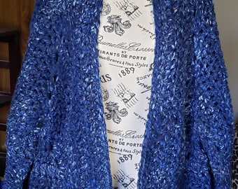 Crochet Granny Hexagon Cardigan