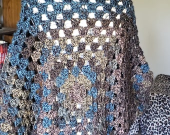Crochet Granny Square Shrug/Cocoon