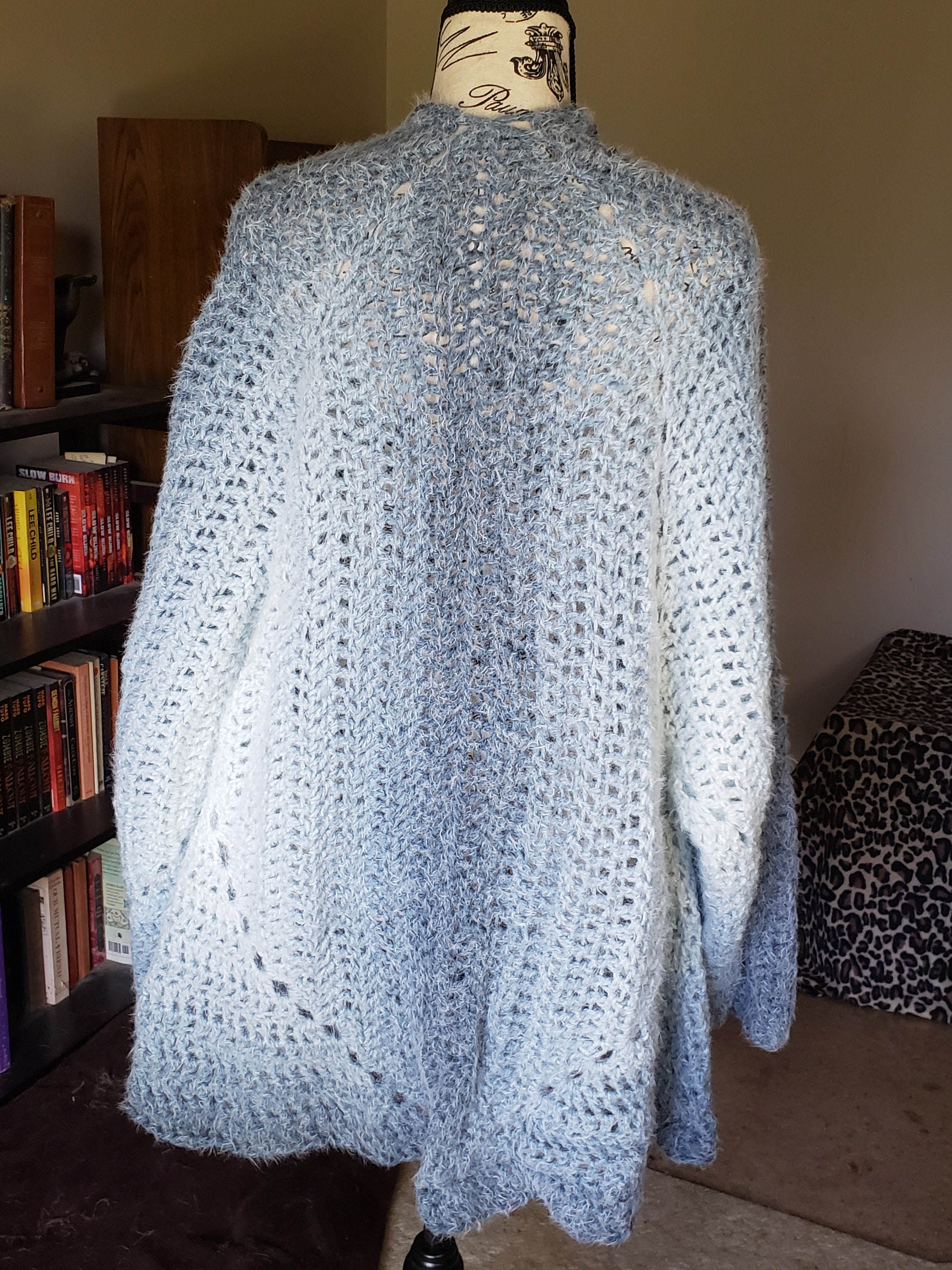 Crochet Granny Hexagon Cardigan Etsy