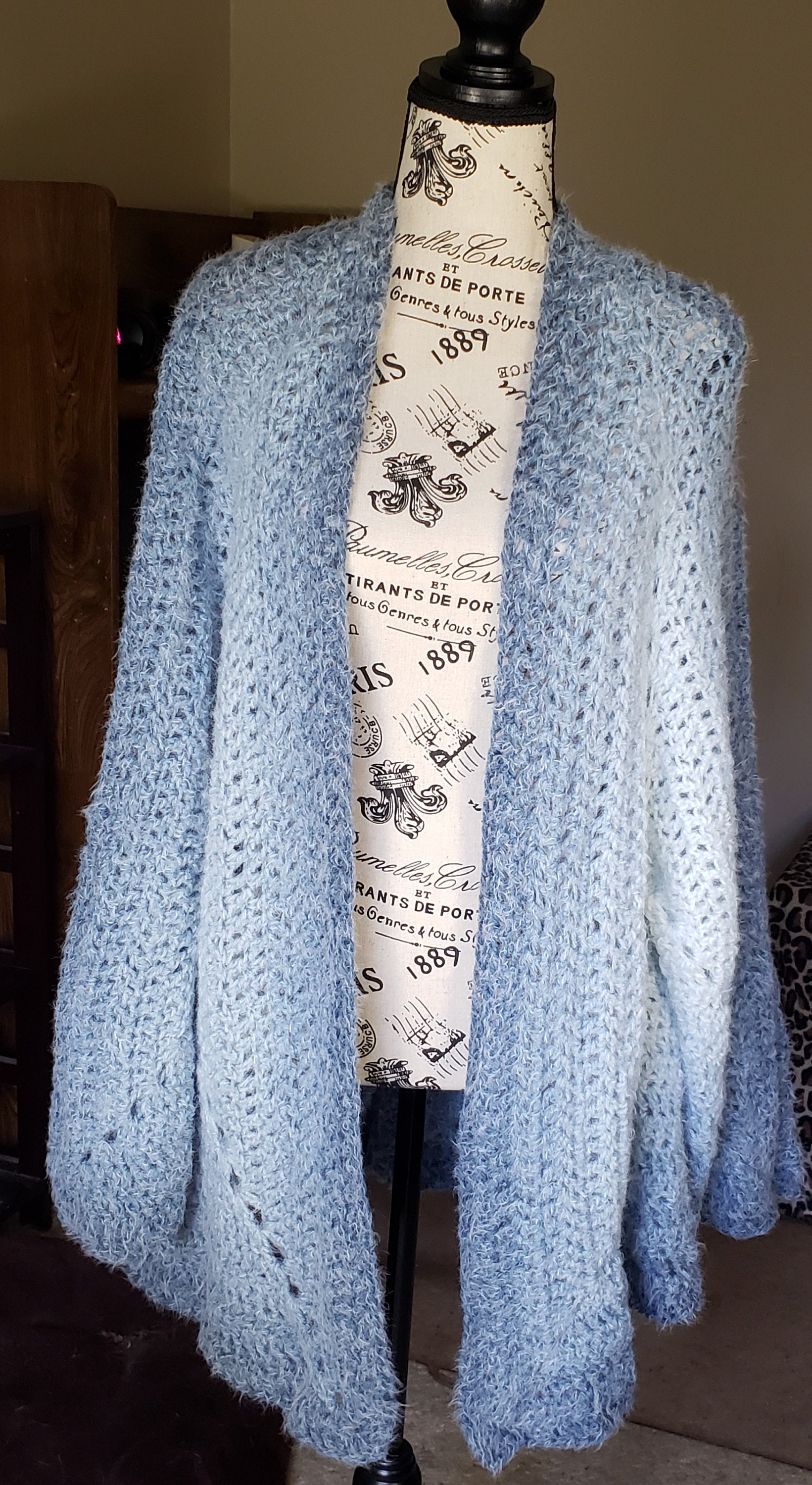 Crochet Granny Hexagon Cardigan Etsy