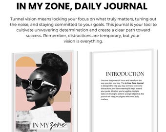 Daily Focus Journal | Guided Productivity Planner (PDF Download)