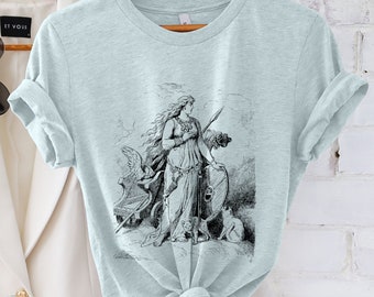 Freyja Shirt Norse Goddess T-Shirt Viking Mythology Tee Nordic Tshirt