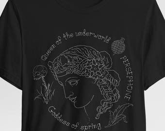 Maglietta Persefone Regina degli Inferi Dea della Primavera Abbigliamento Mitologia Greca