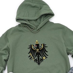 Prussia Eagle Hoodie Germany History Sweatshirt Prussian Flag Hoodie