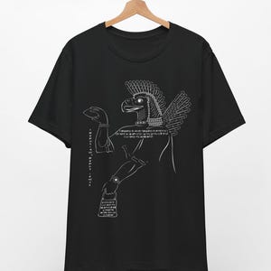 Anunnaki Shirt Ancient Mesopotamia Clothing Mesopotamian Demon T-shirt, Nisroch T-Shirt Annunaki Tee