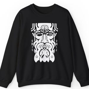 Odin Raven Sweatshirt: Norse Valhalla Sweater