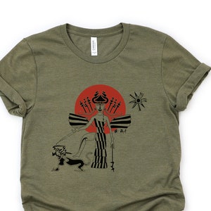 イナンナ女神Tシャツ、シュメール神話イシュタルユニセックスジャージー半袖Tシャツ