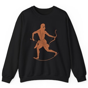 Sweat-shirt archer scythe Sweat-shirt guerrier nomade Sweat-shirt vase grec antique