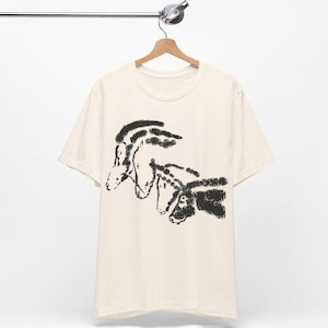 Chauvet Cave Horses T-Shirt: Prehistoric Paleolithic Art Tee