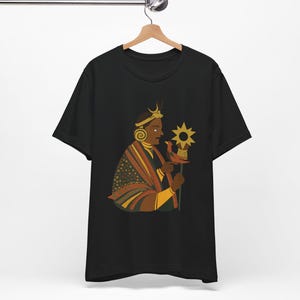 Inka kungskjorta Manco Capac T-shirt Inka mytologi T-shirt Antik Peru historia