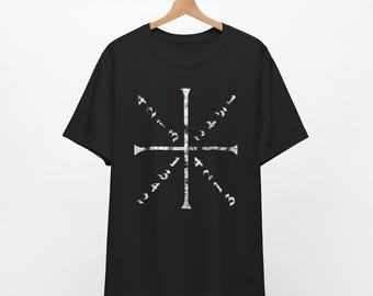 HEMA Shirt Meyer's Cross Diagram Tee Historical Fencing T-shirt