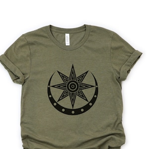 イシュタル星の女神Tシャツ - メソポタミアのシンボルTシャツ
