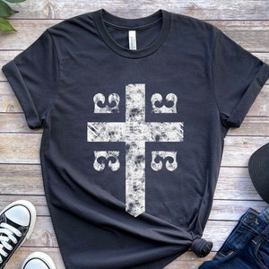Byzantine Empire T-shirt, Eastern Orthodox Cross Unisex Jersey Short Sleeve Tee Shirt