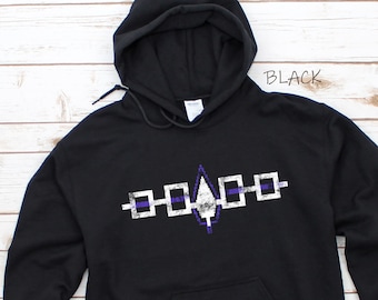 Iroquois Hoodie, Wampum Belt Haudenosaunee Unisex Heavy Blend Hooded Sweatshirt