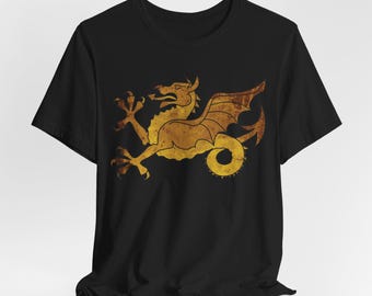 Wessex Wyvern T-Shirt Anglo Saxon Shirt England Tee Medieval Dragon Top