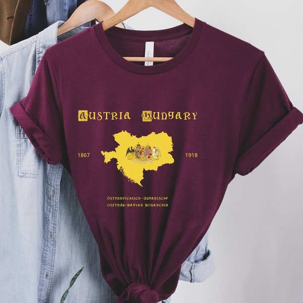 Austria-Hungary Empire T-Shirt Austro-Hungarian Dual Monarchy History Tee