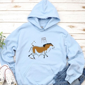 Lascaux Hoodie Prehistoric Cave Art Sweater Paleolithic Sweatshirt Cave Paintings Hoodie Chauvet Horse Hoodie