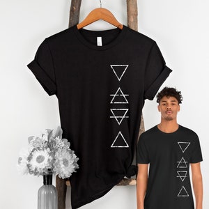 Alchemy Shirt Alchemical Symbols Shirt Elements T-shirt Air Earth Fire Water Tshirt