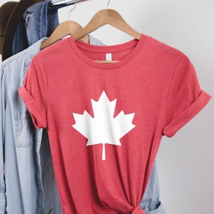 Kanada-Flaggen-Hemd Kanadisches Ahornblatt-T-Shirt Kanadische Flaggen-T-Stück, Kanada-Tag-T-Shirt