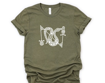 Pictish Shirt Pictish Serpent Tshirt Celt T Shirt Celtic Art T-shirt Z-rod Shirt Pictish Stone Shirt Picts T-shirt