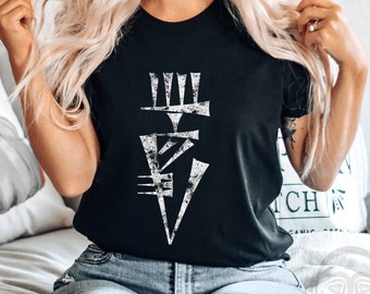 Sumero Lugal Cuneiforme - Sovrano di Sumer Mesopotamia T-Shirt Unisex Jersey Manica Corta Tee
