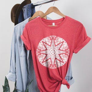 Star of Inanna Shirt Ishtar Sun Tshirt Ancient Mesopotamian Goddess t Shirt Sumerian Mythology T-shirt