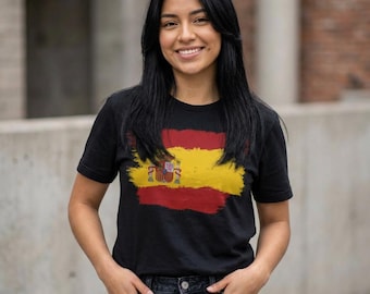 Spain T-shirt Spanish Flag Tee Espana T shirt