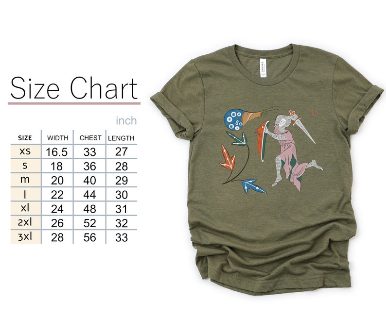 Medieval Knight vs Snail T-Shirt Gothic Marginalia Art Shirt Funny Manuscript Tee Heather Olive