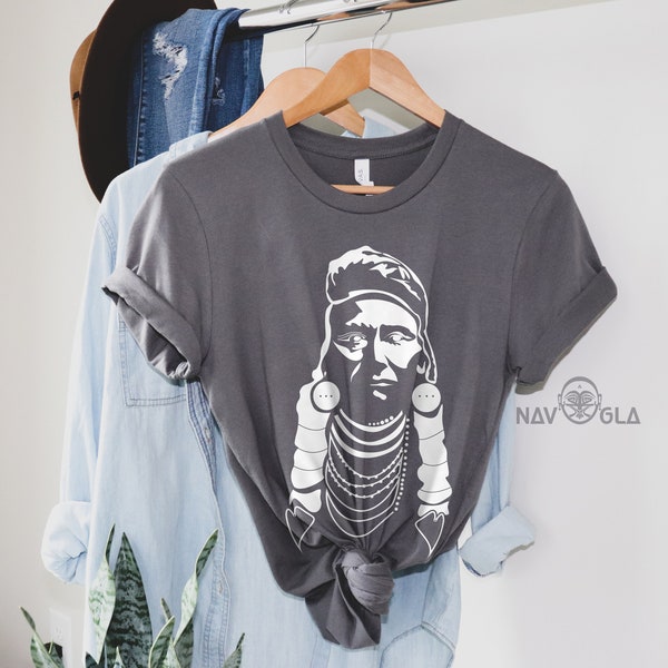 Chief Joseph T-shirt, Leader of Nez Perce Unisex Short Sleeve Tee