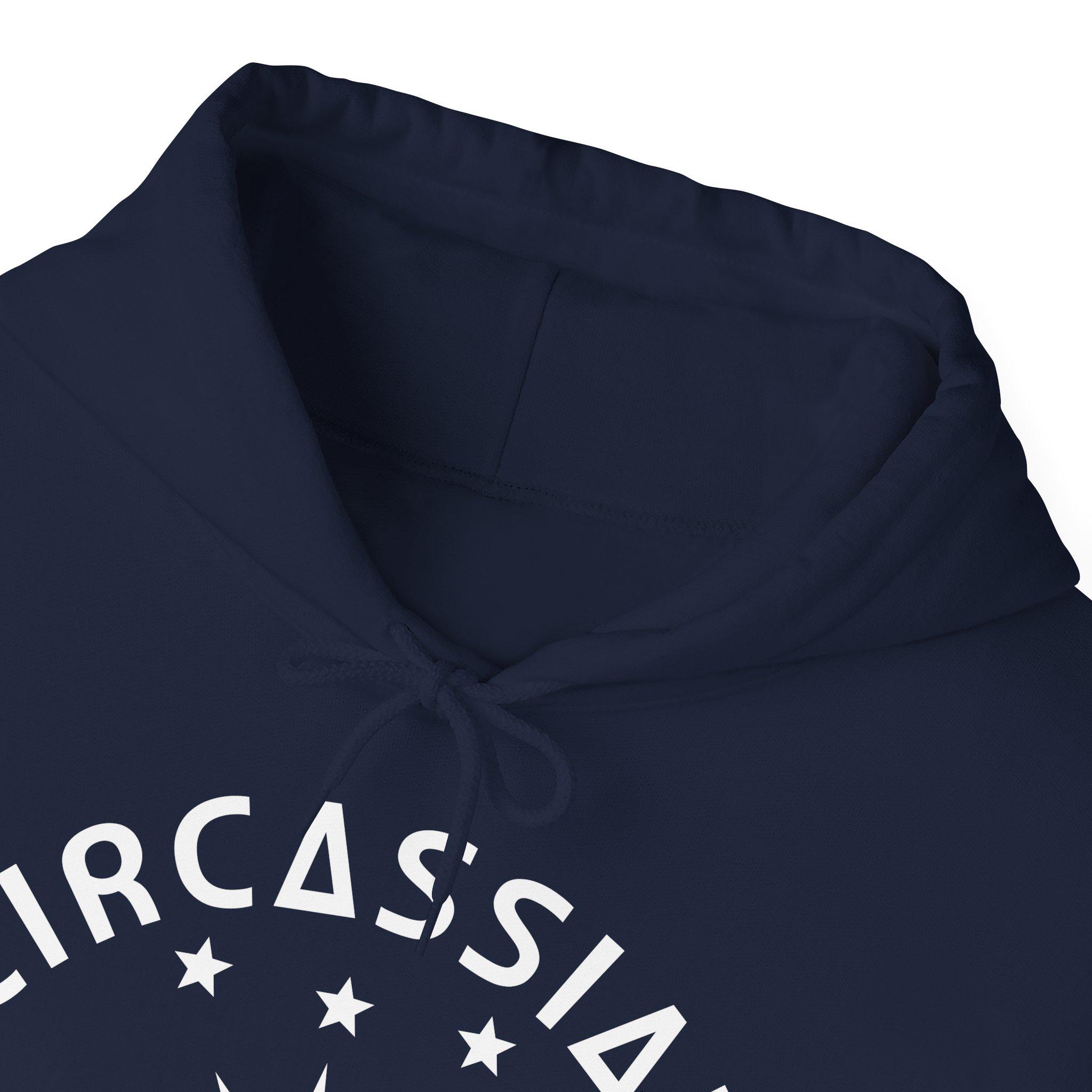 Sweat à Capuche Circassien Adyghe - Drapeau Avec Flèches Et étoiles - Hommage Culturel - Coupe Classique