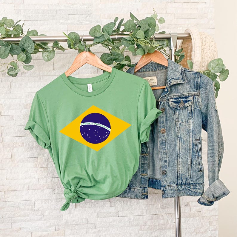 Brazil Shirt Brazilian Flag Tee World Cup T-Shirt Soccer Football Fan Tee image 13