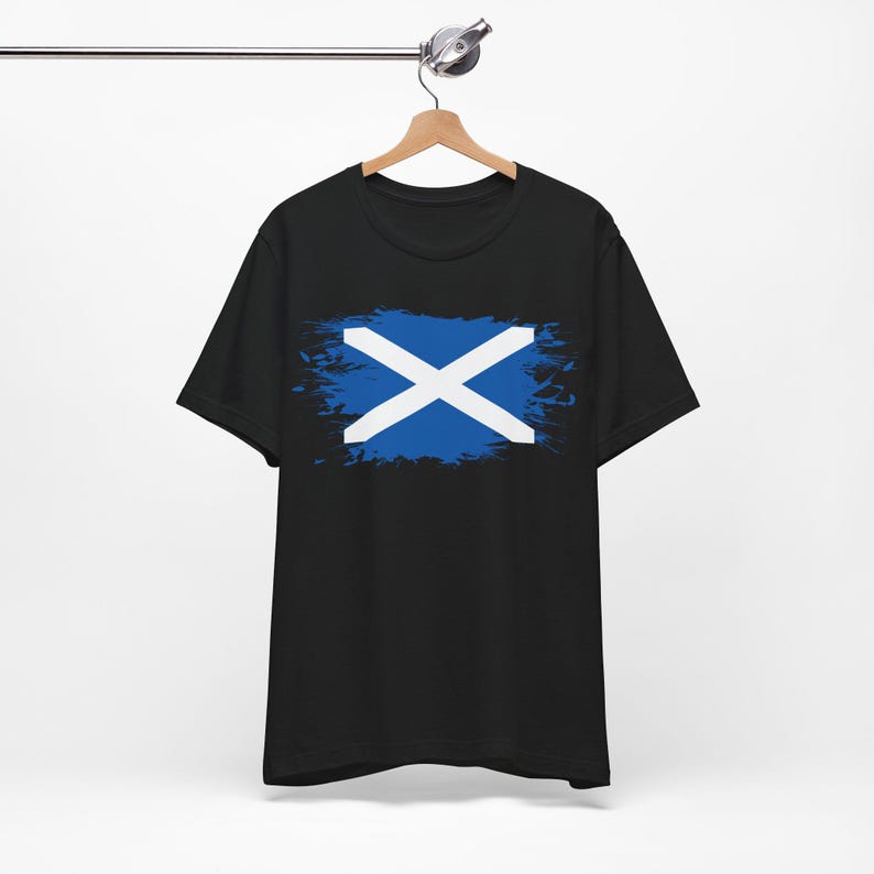 Scotland Shirt Scottish Flag Shirt Saint Andrew's Cross T-shirt World Cup image 14