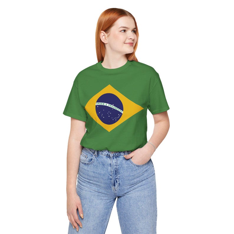 Brazil Shirt Brazilian Flag Tee World Cup T-Shirt Soccer Football Fan Tee image 6