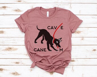 Cave Canem T-Shirt: Ancient Roman Mosaic, Beware of Dog