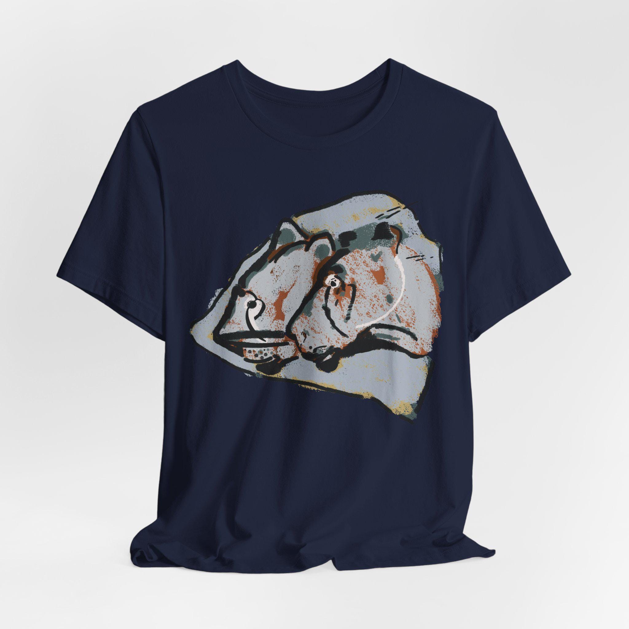 Chauvet Lions Shirt Cave Art Tshirt Prehistoric Tee Ancient Animals T-shirt