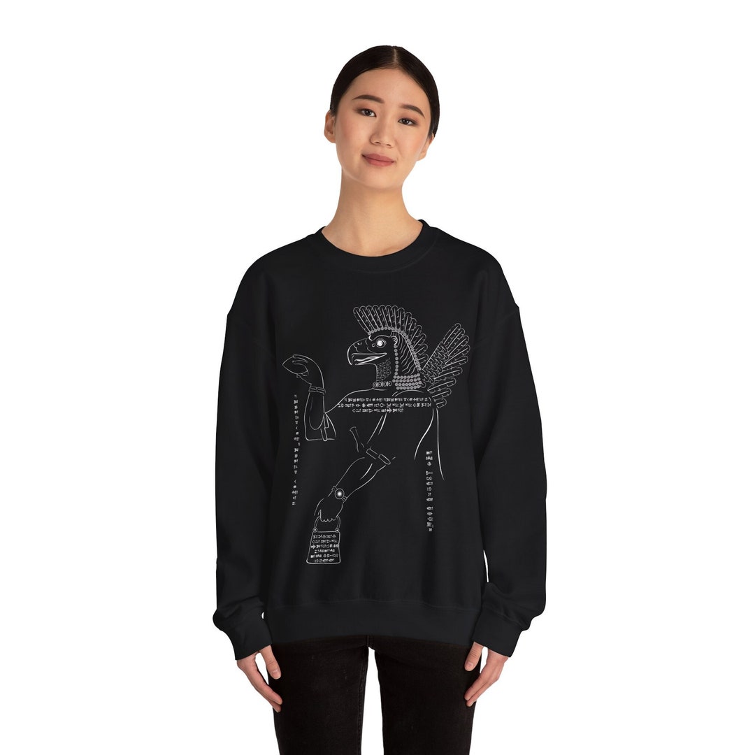 Anunnaki Sweatshirt Ancient Alien Sweater Assyrian Mythology Sweatshirt ...