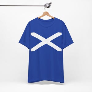 Scotland Shirt Scottish Flag Shirt Saint Andrew's Cross T-shirt World Cup image 1