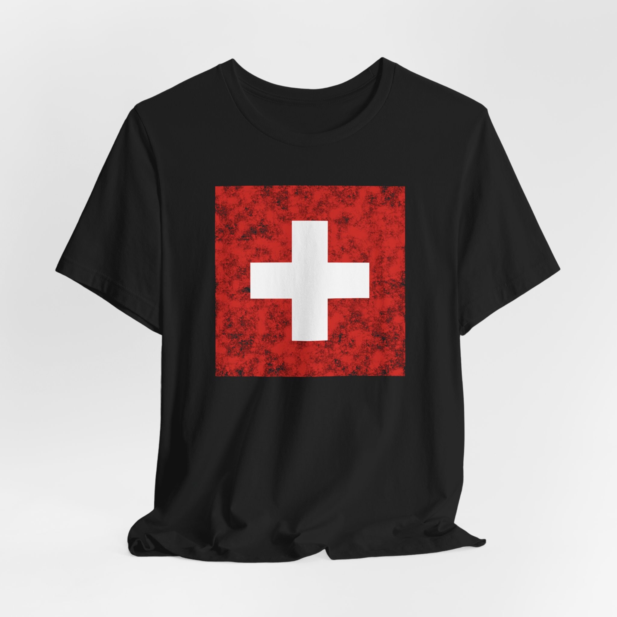 Prototypes スイス十字 Tシャツ レッド Prototypes スイス十字 Tシャツ レッド Prototypes スイス十字 T