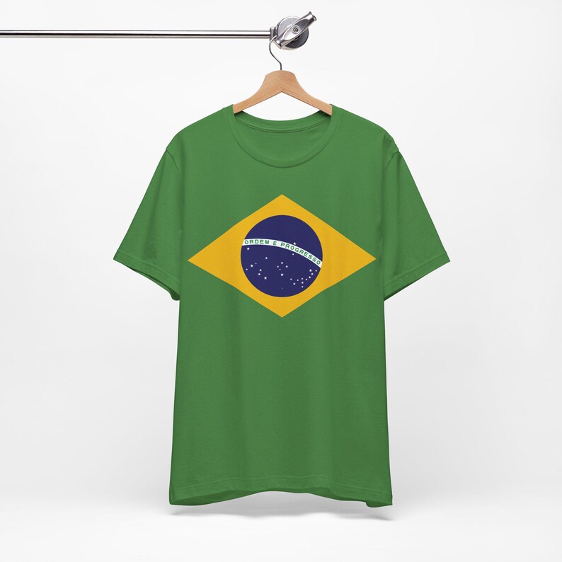 Brazil Shirt Brazilian Flag Tee World Cup T-Shirt Soccer Football Fan Tee image 2