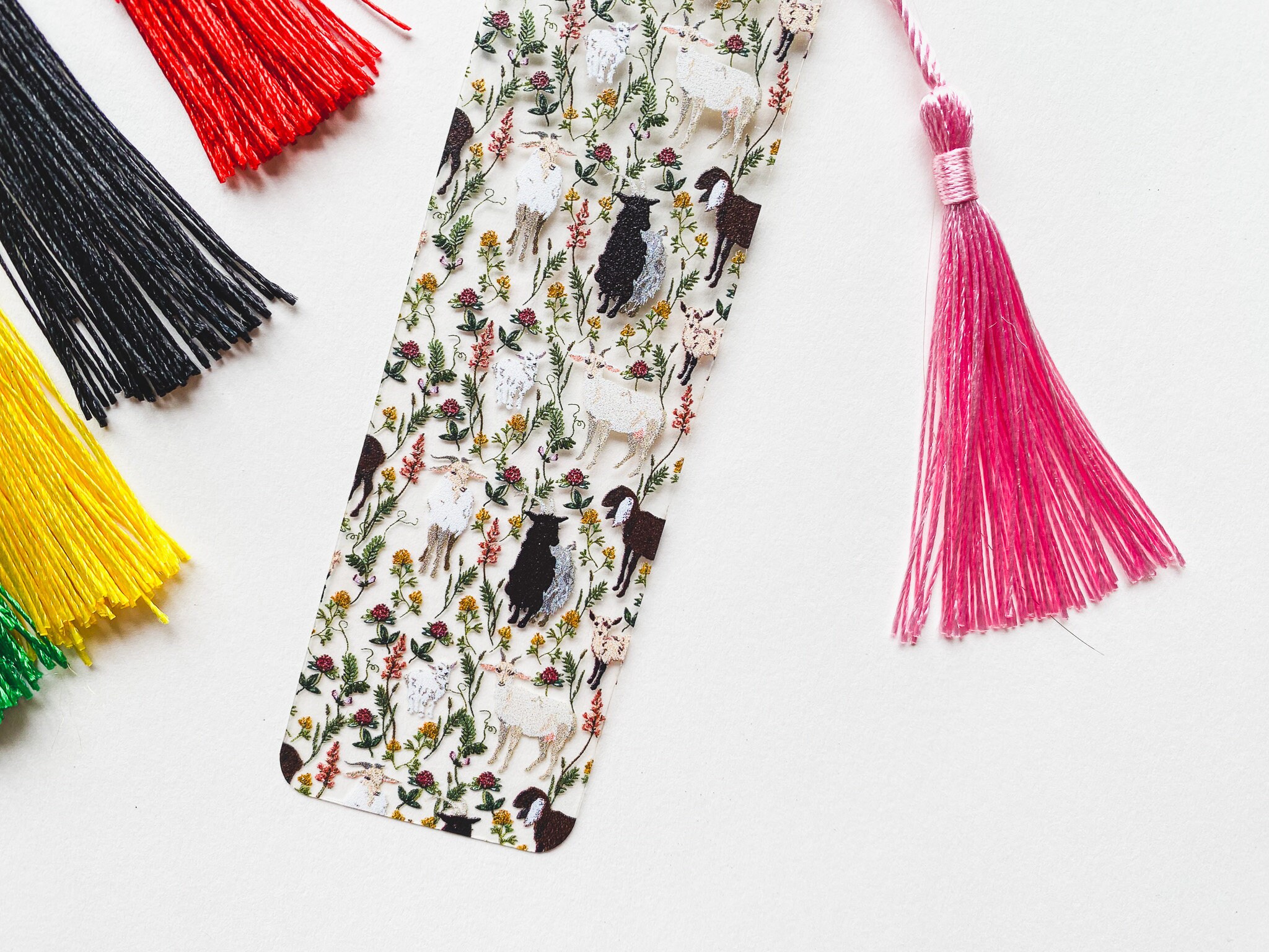 Goat Bookmarks, Unique and Colorful Goat Bookmarks for Book-lovers and ...