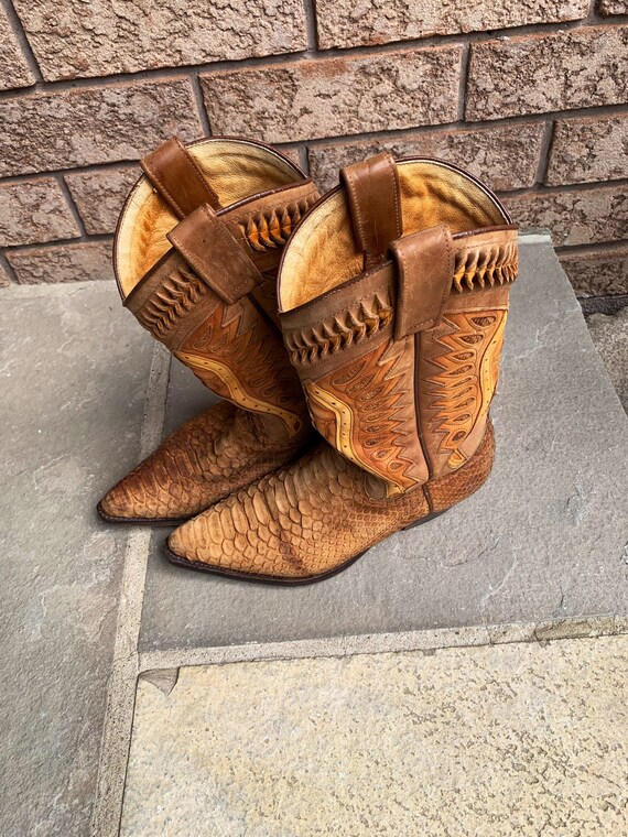 SENDRA 3588 Python Cowboy Boots size 40 - image 7