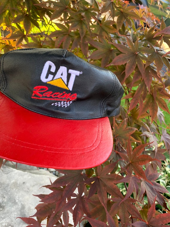 CAT Racing All Leather Cap, strap back - image 1