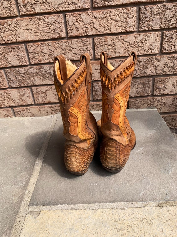 SENDRA 3588 Python Cowboy Boots size 40 - image 3