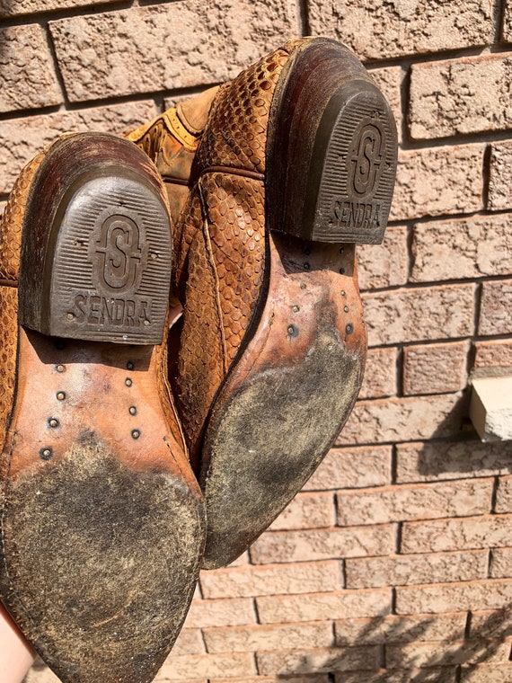 SENDRA 3588 Python Cowboy Boots size 40 - image 6