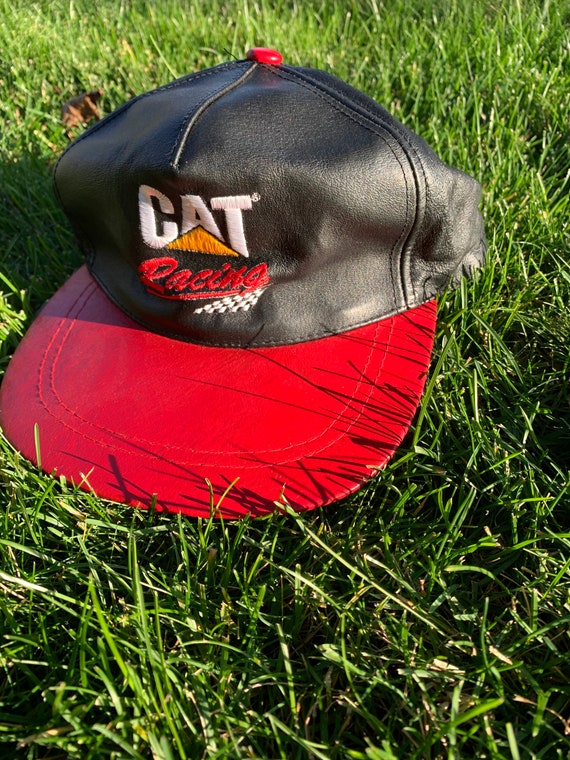 CAT Racing All Leather Cap, strap back - image 9