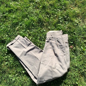 70’s Pleated Beige Grey Capiati Italian Made Trousers